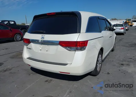 2015 Honda Odyssey Ex-L from USA, damaged, VIN 5FNRL5H63FB128893